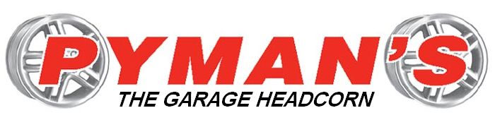 Pymans The Garage Logo