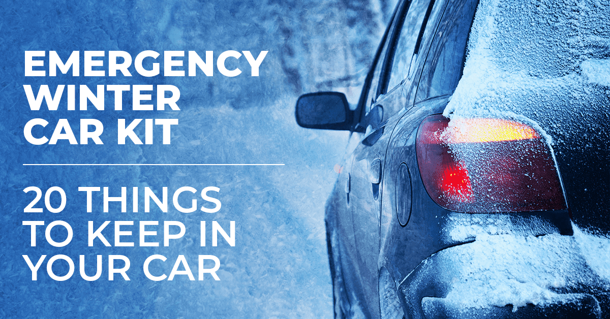 Emergency Winter Car Kit 20 Things to Keep in Your Car BookMyGarage