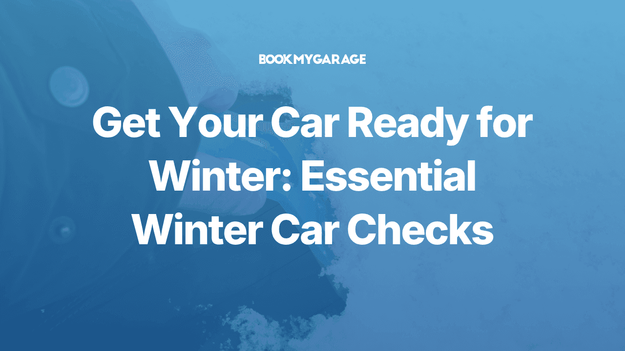 The article title over a close up of a hand scraping snow from a car windscreen