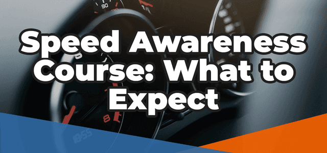 how does an online speed awareness course work