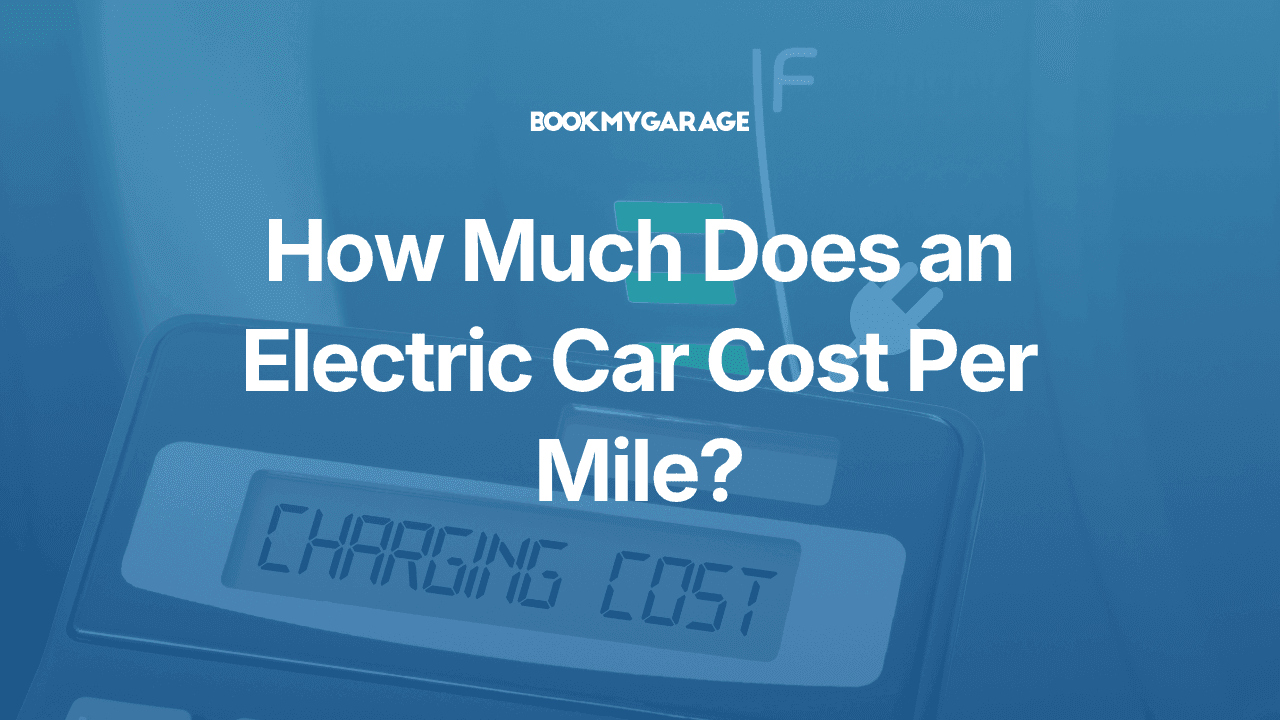 calculator showing charging cost and EV charge gauge behind blue overlay with article title on it