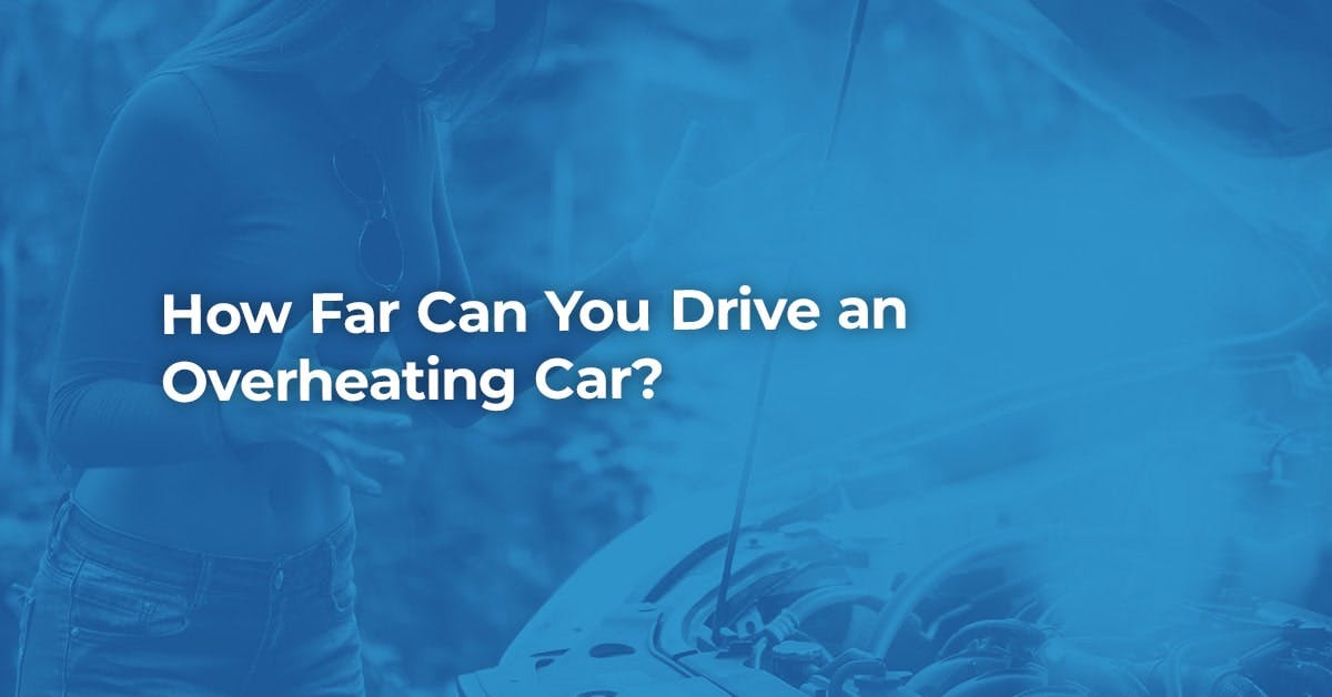 The article title over a car that is overheating with smoke coming from the bonnet.