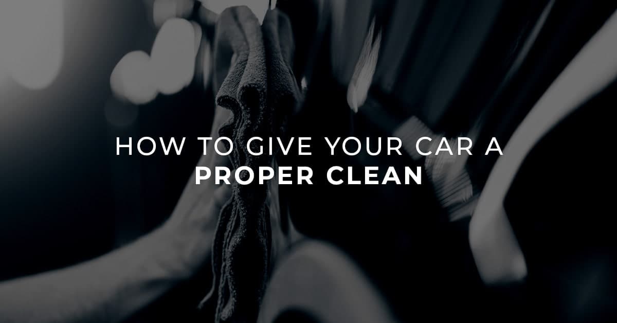 How to Give Your Car a Proper Clean BookMyGarage