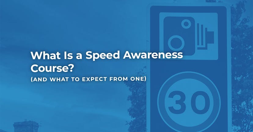 how does online speed awareness course work