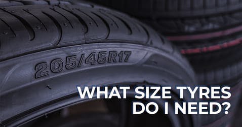 The article title over a tyre with the tyre size information visible, embossed in the rubber.