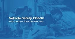 The article title over two mechanics carrying out a vehicle safety check.