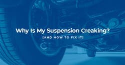 Close up image of car suspension and tyres