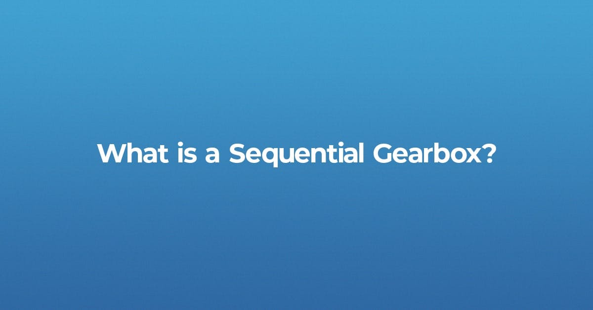 Sequential Gearbox title on blue background