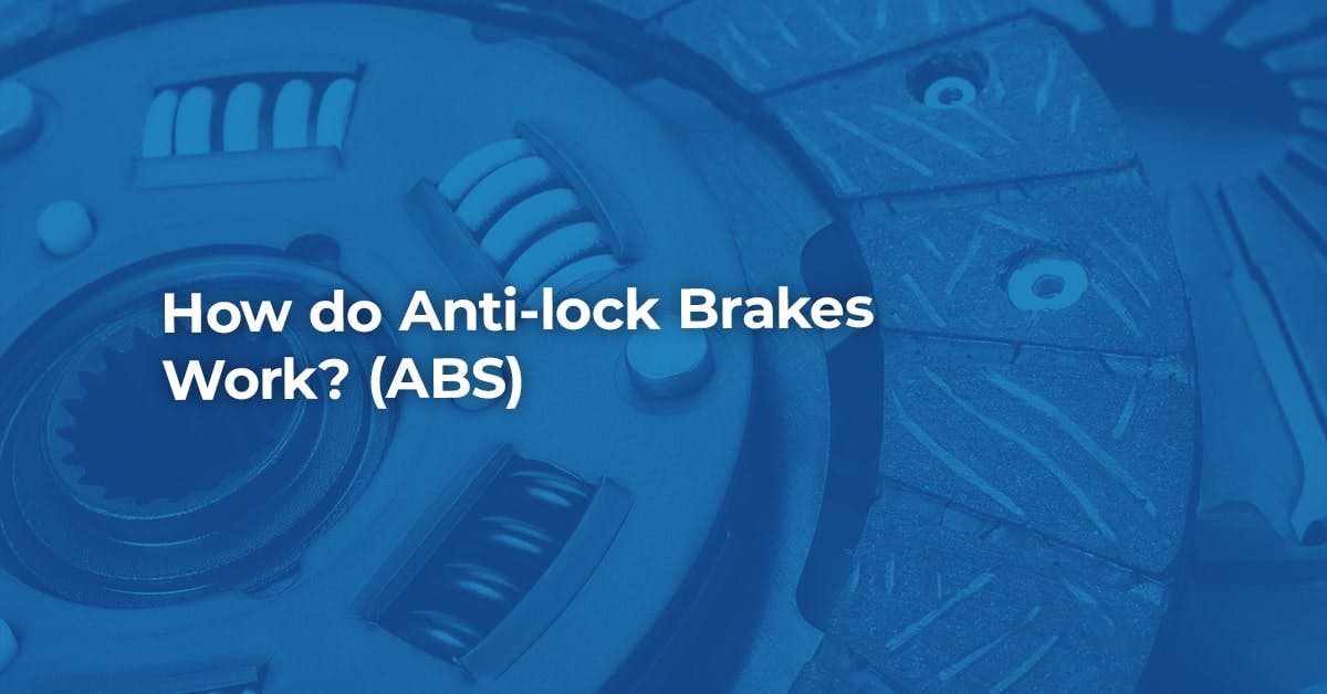 The article title over the surface of the brakes, in a blue overlay.