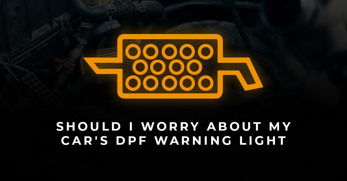 The article title over a diesel particulate filter, with black overlay and cartoon of a DPF on top.