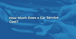The article title over a mechanic wiping a wrench during a car service, in a blue overlay.