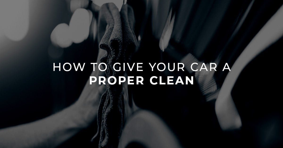 The article title over a cloth wiping down a clean, shiny car, with a dark overlay.