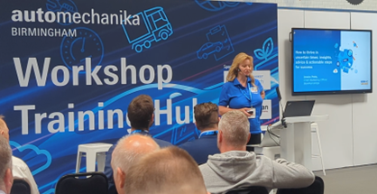 Karen Rotberg doing a talk on the topic: How To Thrive In Uncertain Times: Insights, Advice, and Actionable Steps For Success