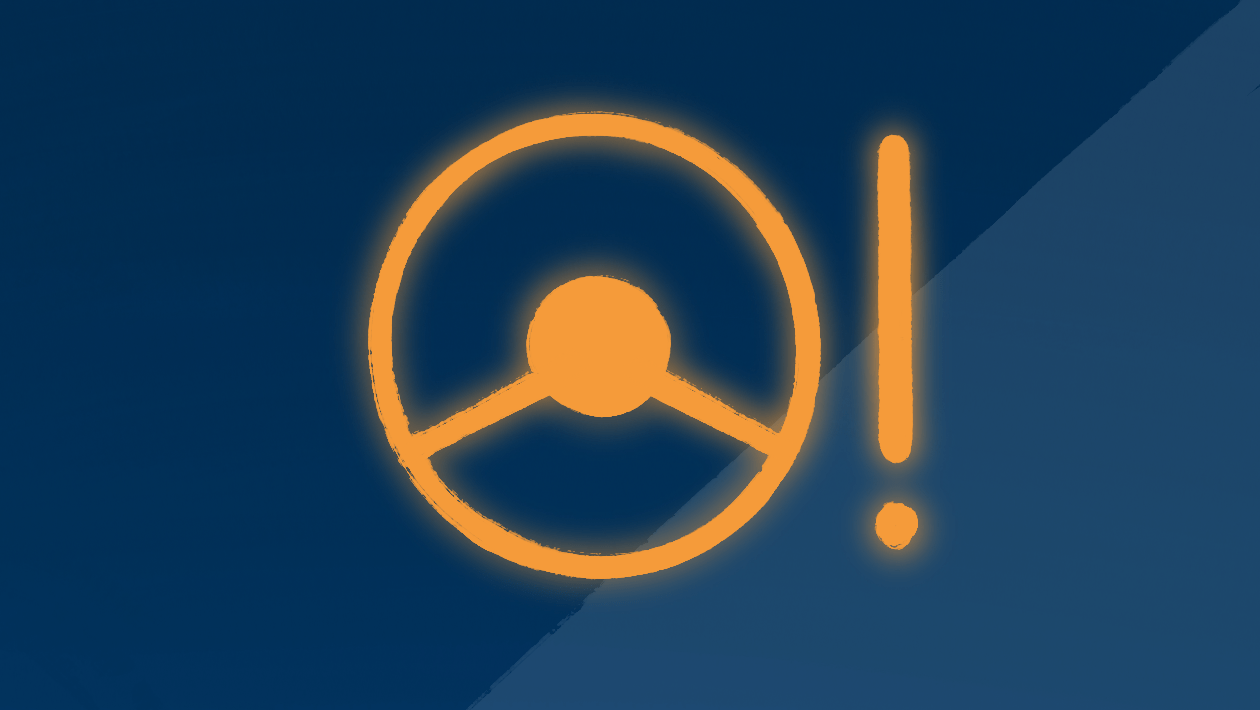 Power steering warning light.