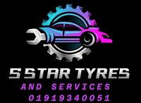 5 Star Tyres and Services Logo