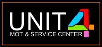 Unit 4 MOT & Service Center Cwmbran Logo