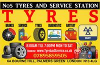 No5 Tyre & MOT Logo