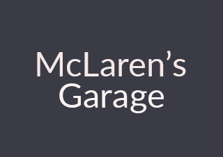 MCLARENS GARAGE Logo