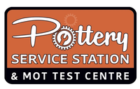 Pottery Service Station & MOT Logo