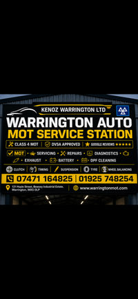 Warrington Auto MOT & Service Station Logo