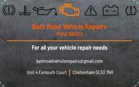 Bath road vehicle services - GL537NR Logo