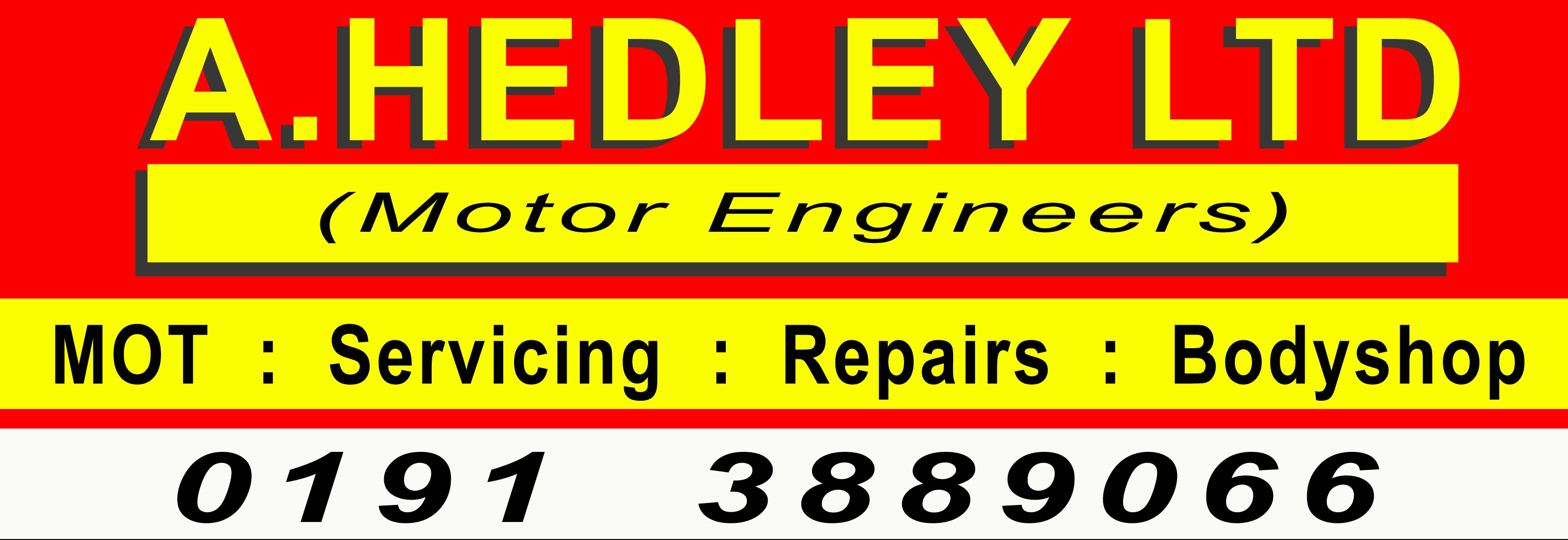 A HEDLEY (MOTOR ENGINEERS) LTD | CHESTER LE STREET