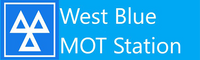 west blue mot station Logo